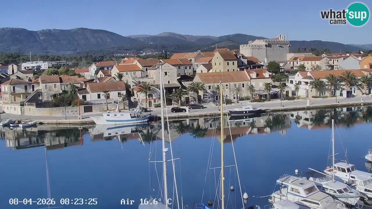 Web kamera Hvar Vrboska marina | otok Hvar | Dalmacija