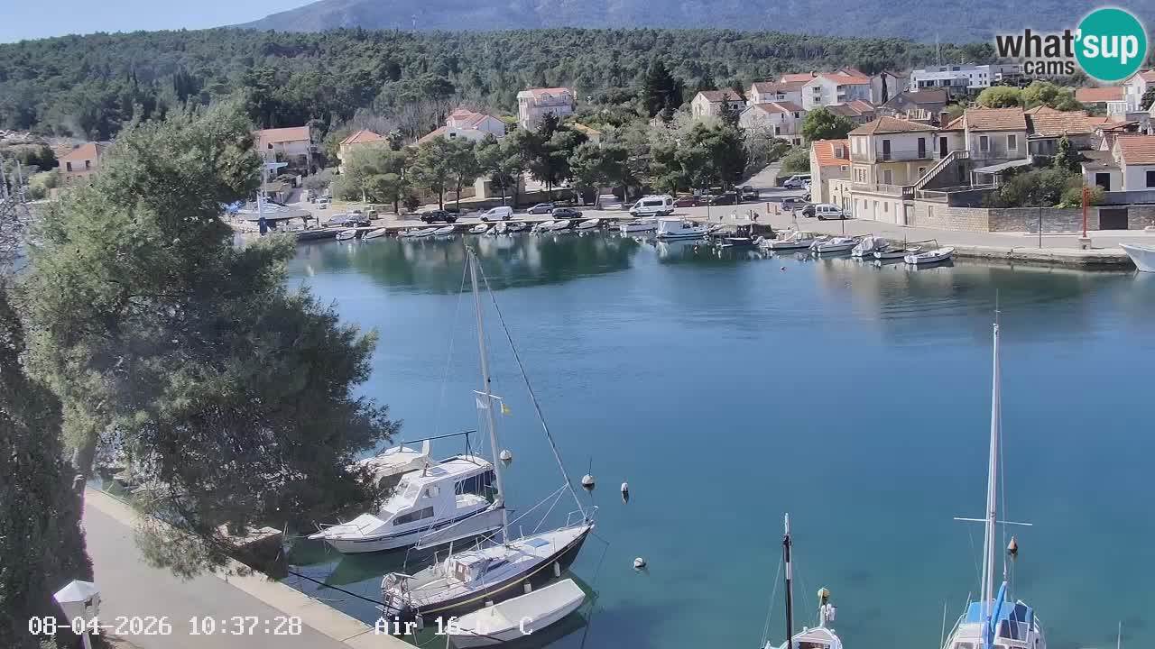 Livecam Vrboska marina | Hvar island | Dalmatia