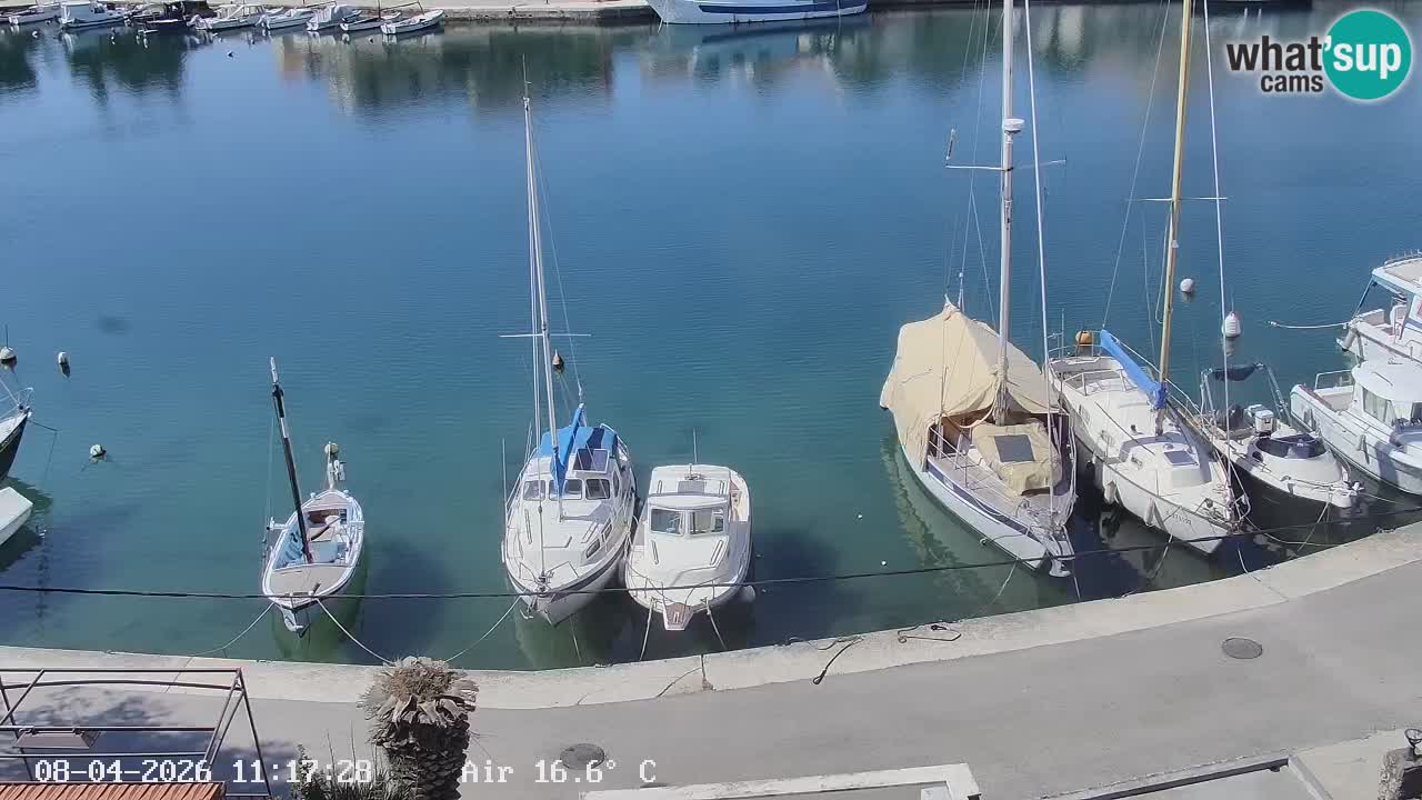 Webcam Vrboska marina | Hvar Insel | Dalmatien