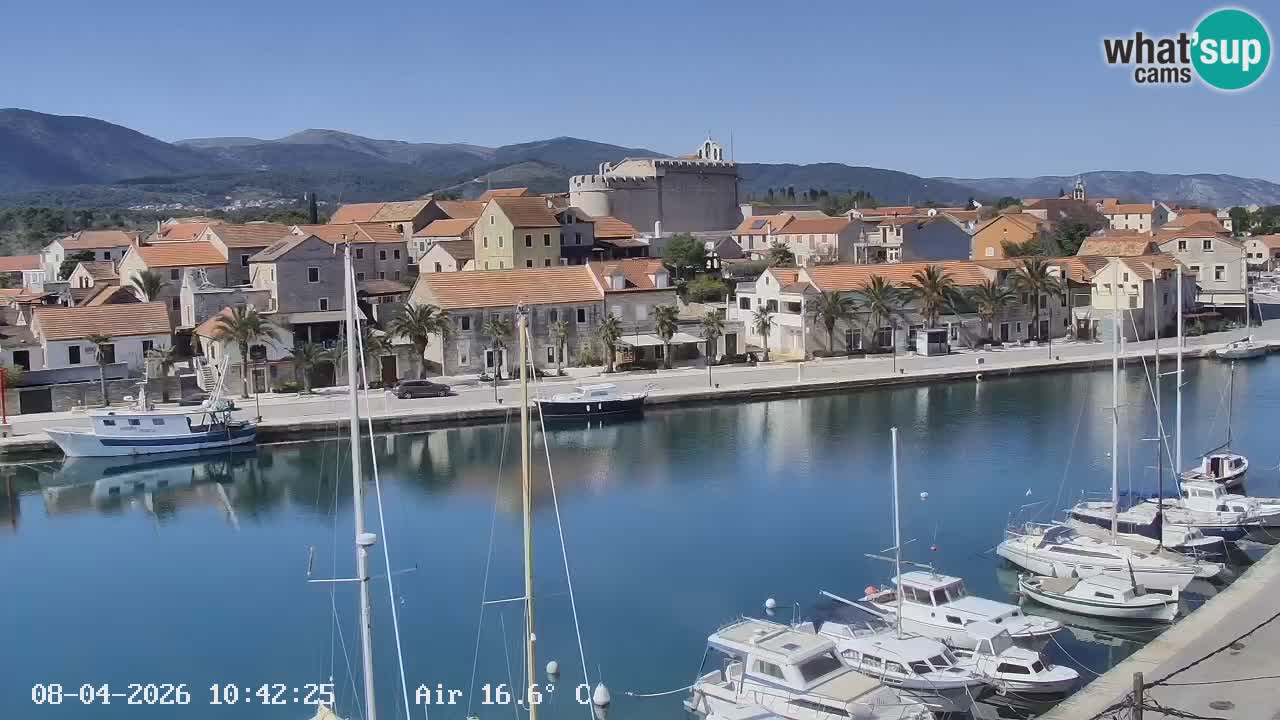 Livecam Vrboska marina | Hvar island | Dalmatia