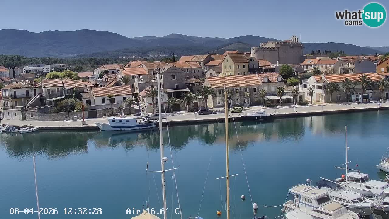 Web kamera Hvar Vrboska marina | otok Hvar | Dalmacija