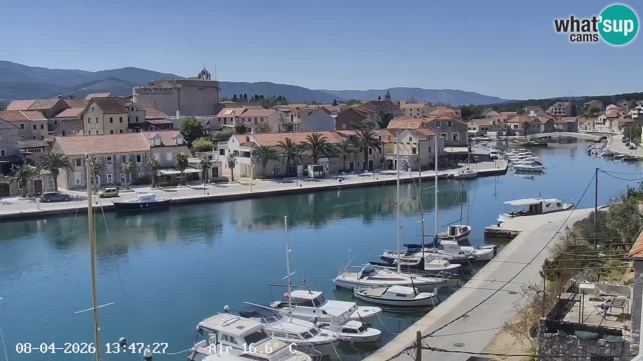 Livecam Hvar Vrboska marina | Île de Hvar | Dalmatia