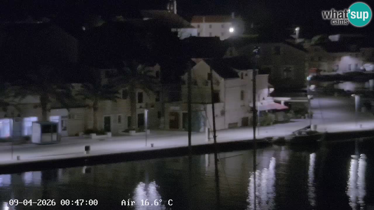 Livecam Hvar Vrboska marina | Île de Hvar | Dalmatia