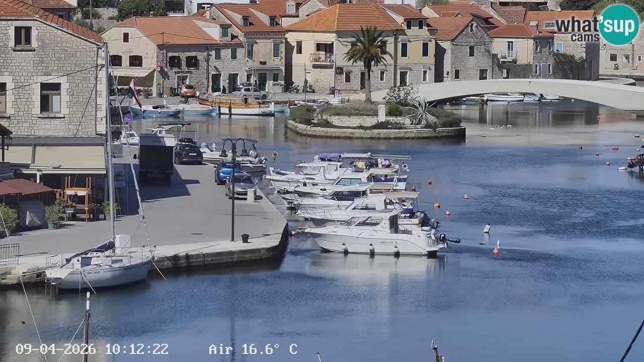 Webcam Hvar Vrboska marina | Dalmazia