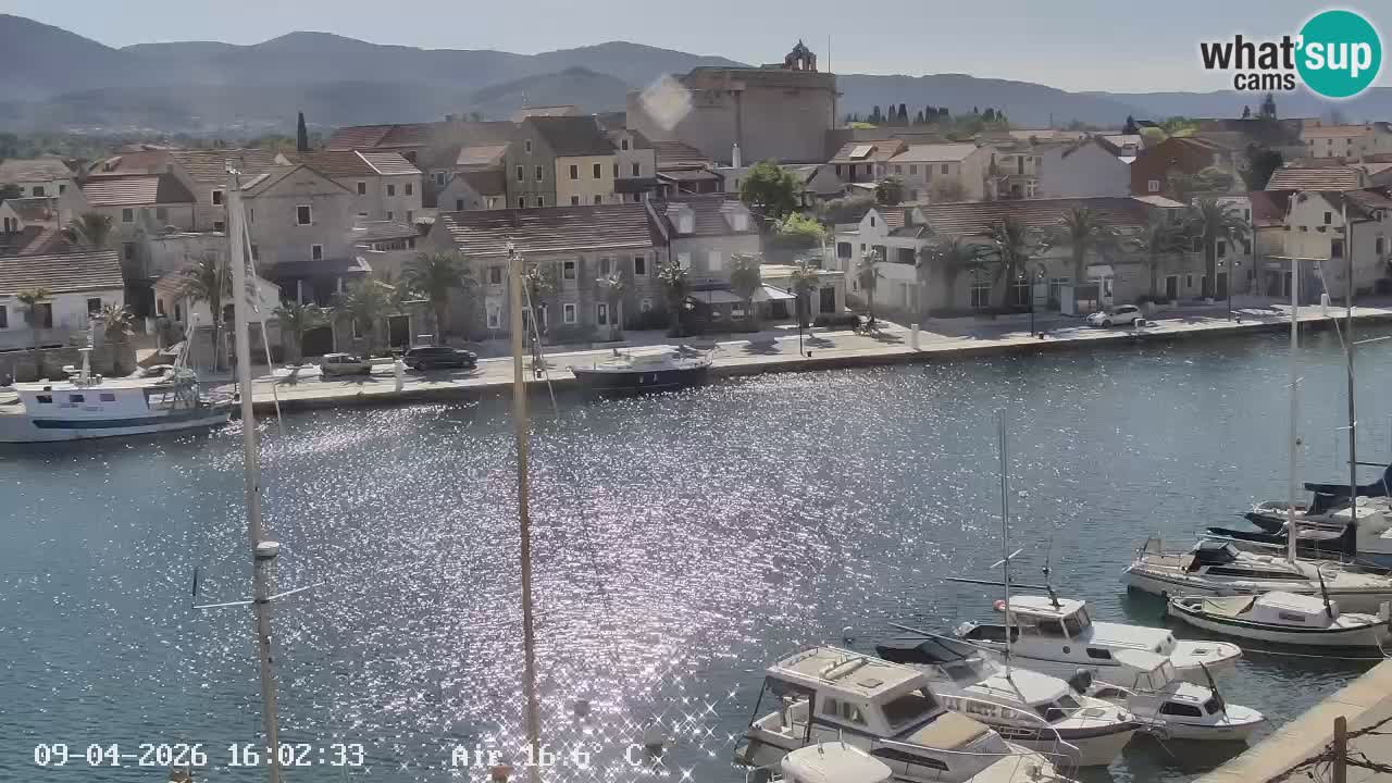 Webcam Vrboska marina | Hvar Insel | Dalmatien