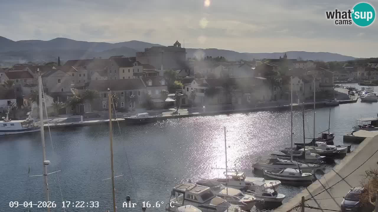 Webcam Vrboska marina | Hvar Insel | Dalmatien