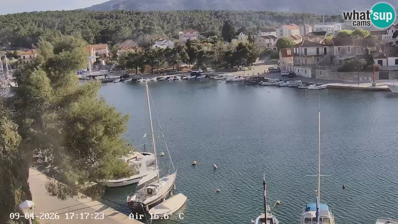 Webcam Vrboska marina | Hvar Insel | Dalmatien