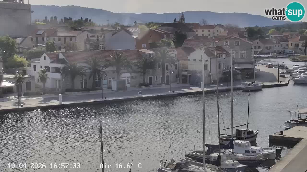 Webcam Hvar Vrboska marina | Dalmazia