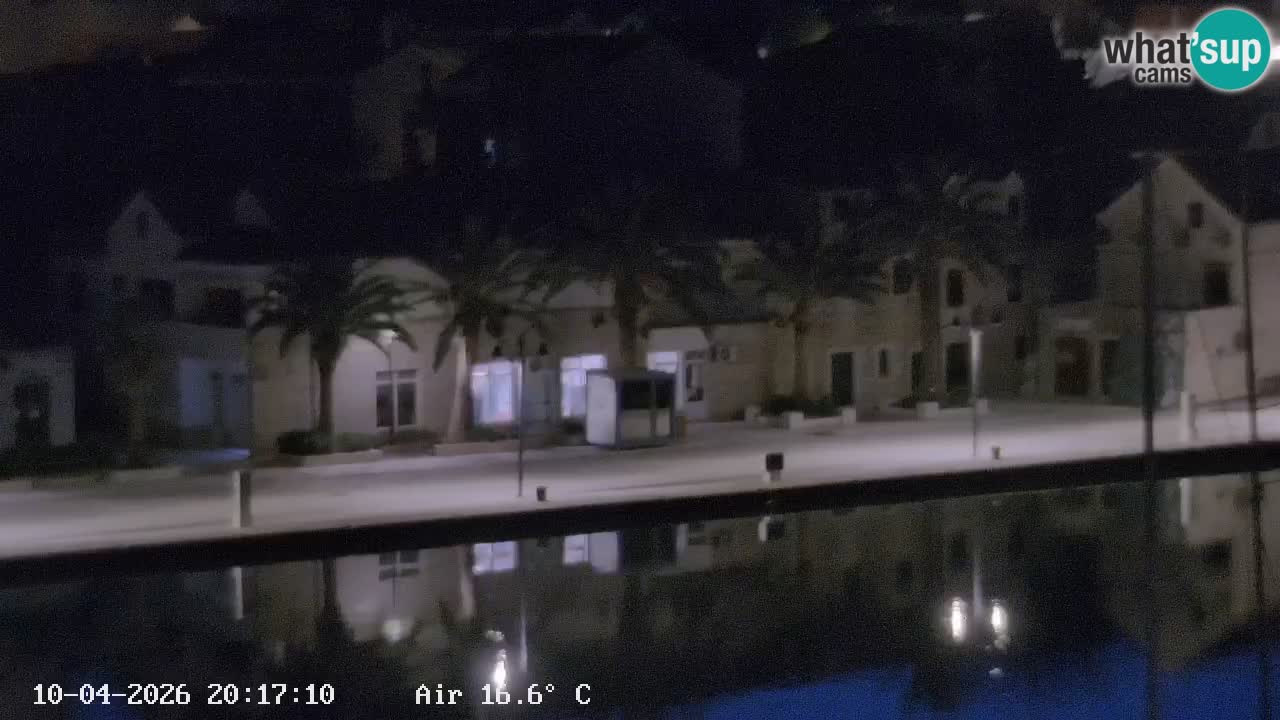 Webcam Vrboska marina | Hvar Insel | Dalmatien