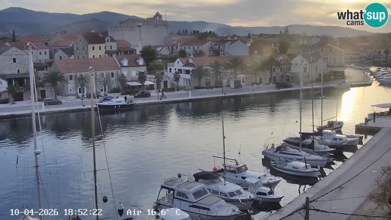 Livecam Hvar Vrboska marina | Île de Hvar | Dalmatia