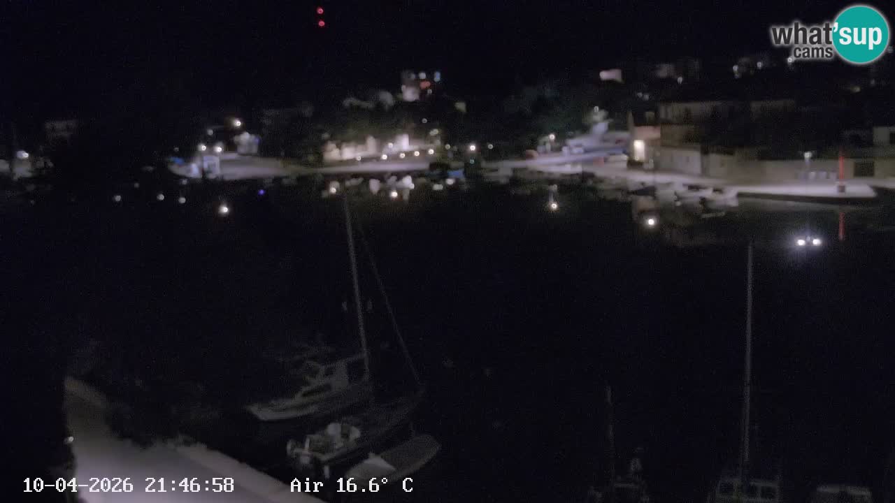 Webcam Vrboska marina | Hvar Insel | Dalmatien
