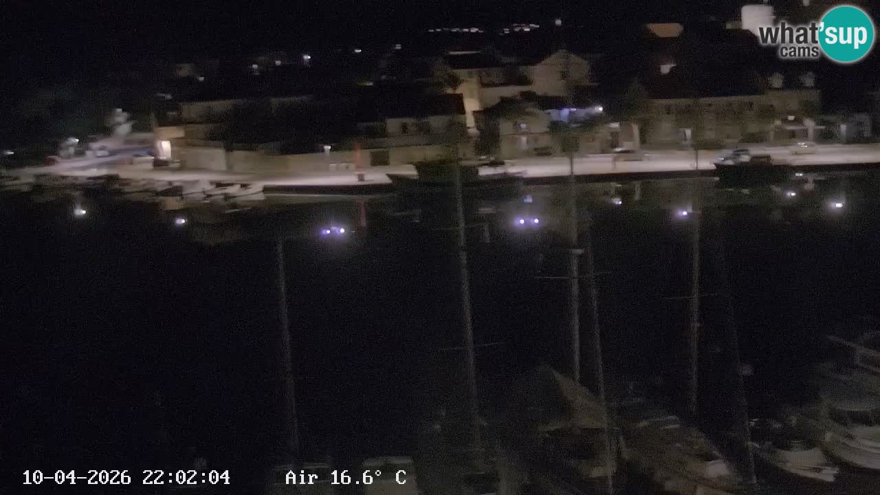 Webcam Hvar Vrboska marina | Dalmazia