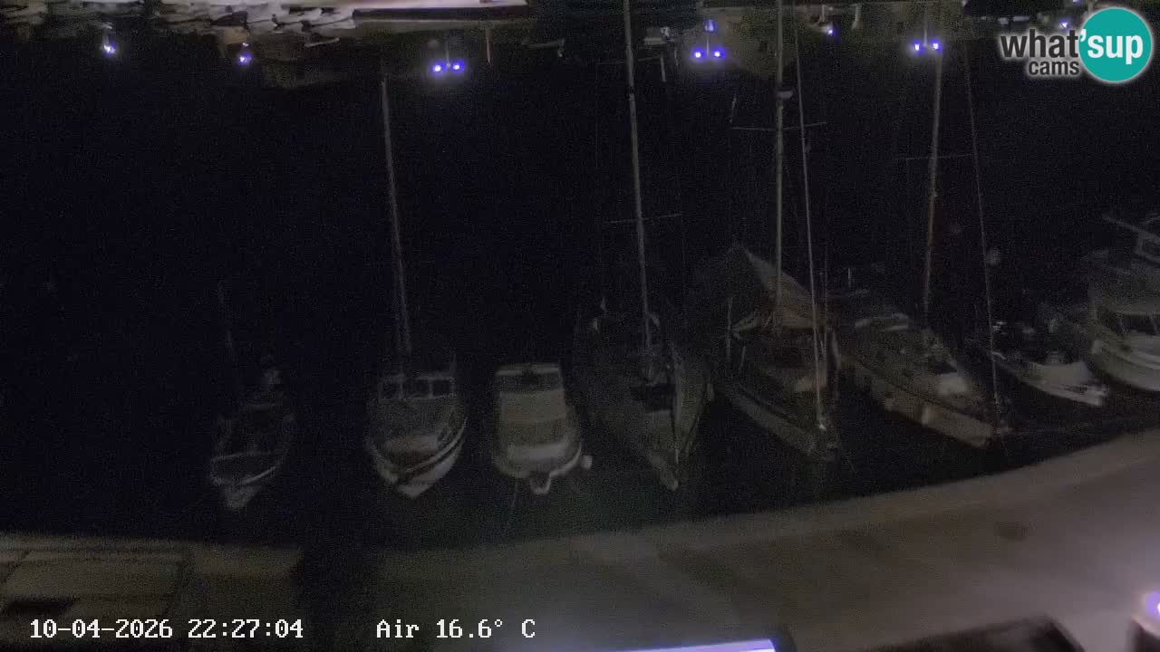 Webcam Vrboska marina | Hvar Insel | Dalmatien