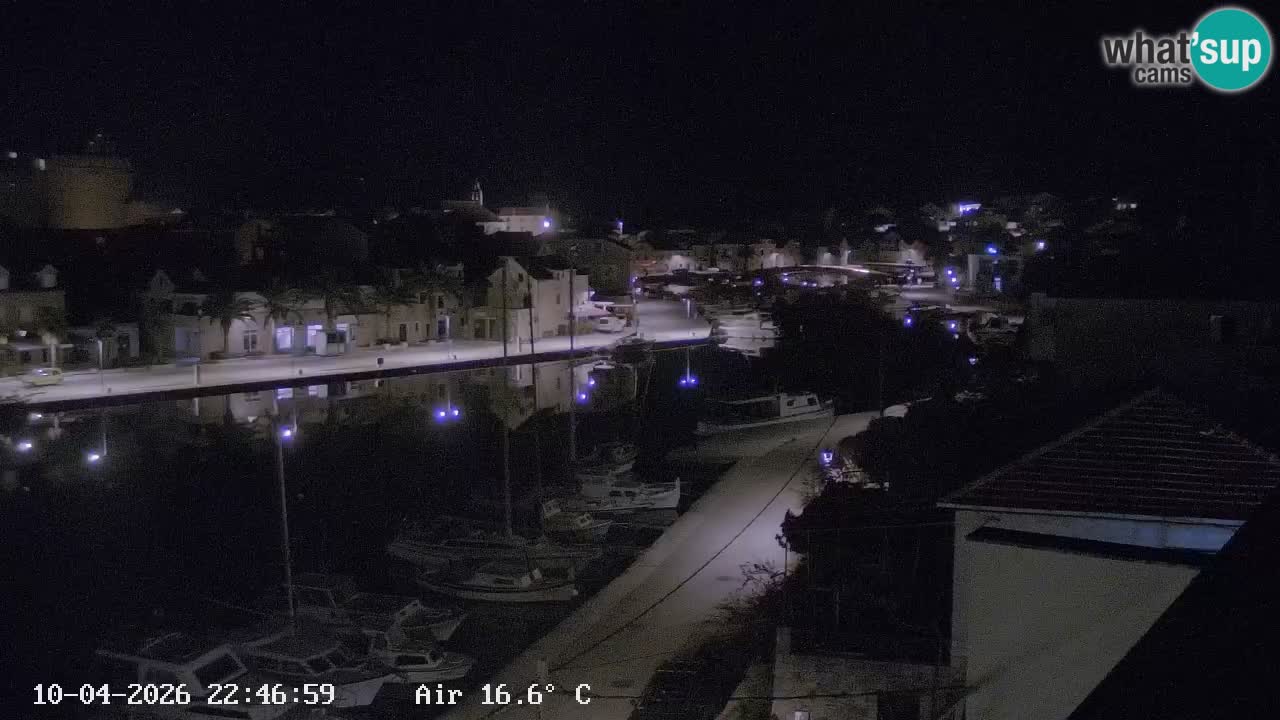 Livecam Hvar Vrboska marina | Île de Hvar | Dalmatia