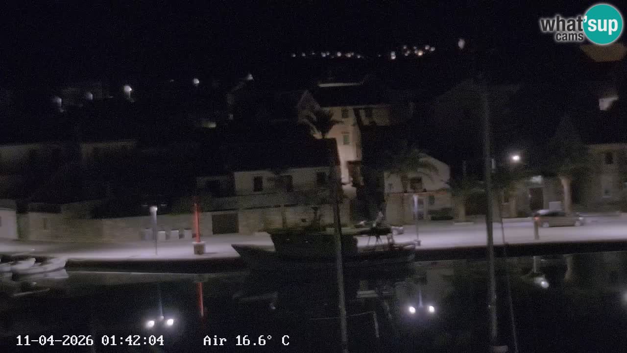 Livecam Hvar Vrboska marina | Île de Hvar | Dalmatia