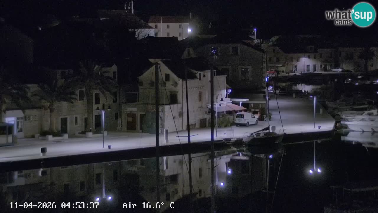 Webcam Vrboska marina | Hvar Insel | Dalmatien