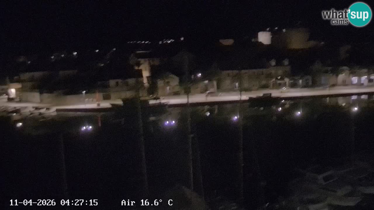 Livecam Hvar Vrboska marina | Île de Hvar | Dalmatia