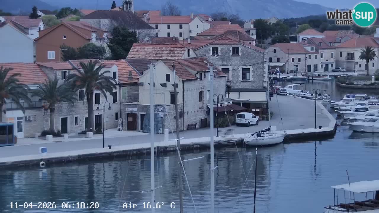 Webcam Vrboska marina | Hvar Insel | Dalmatien