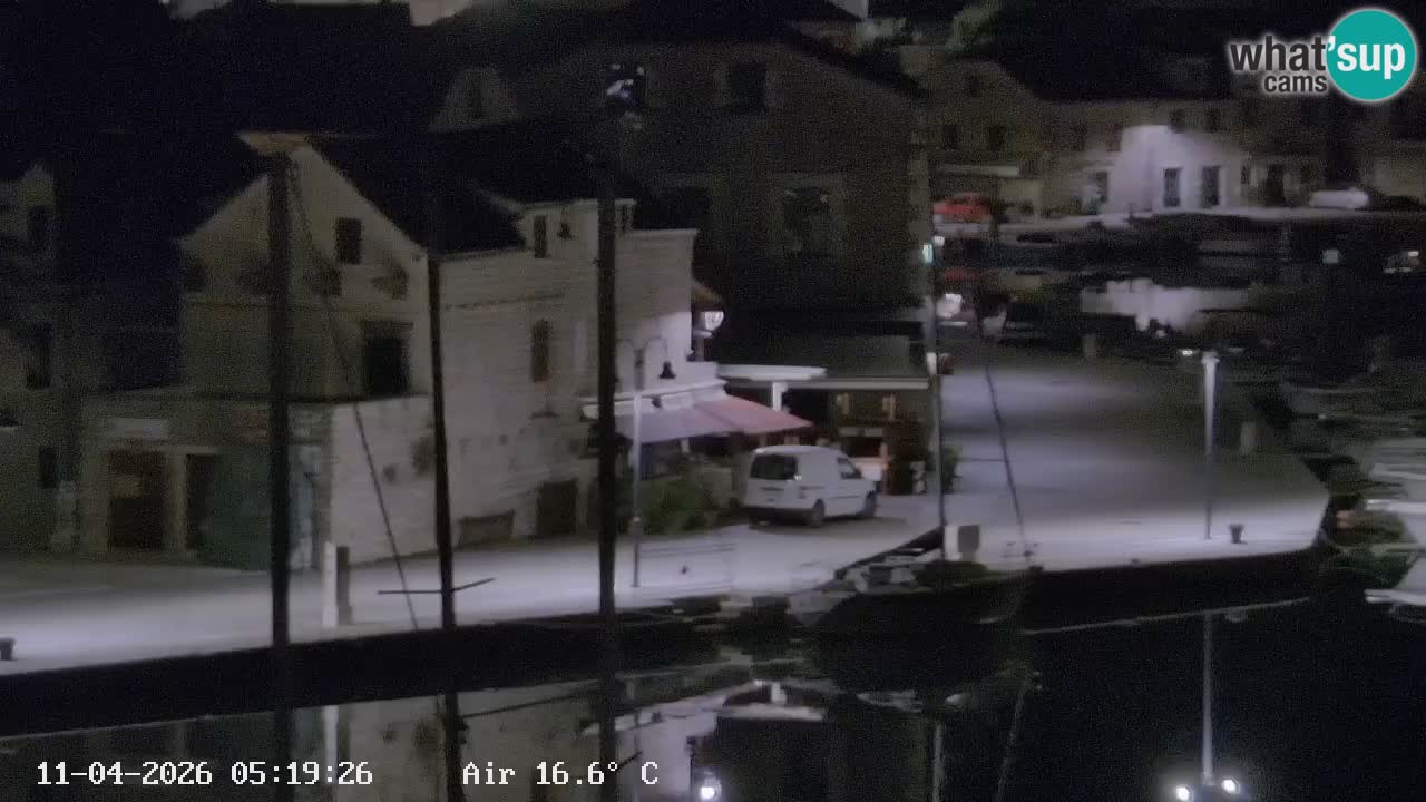 Livecam Hvar Vrboska marina | Île de Hvar | Dalmatia