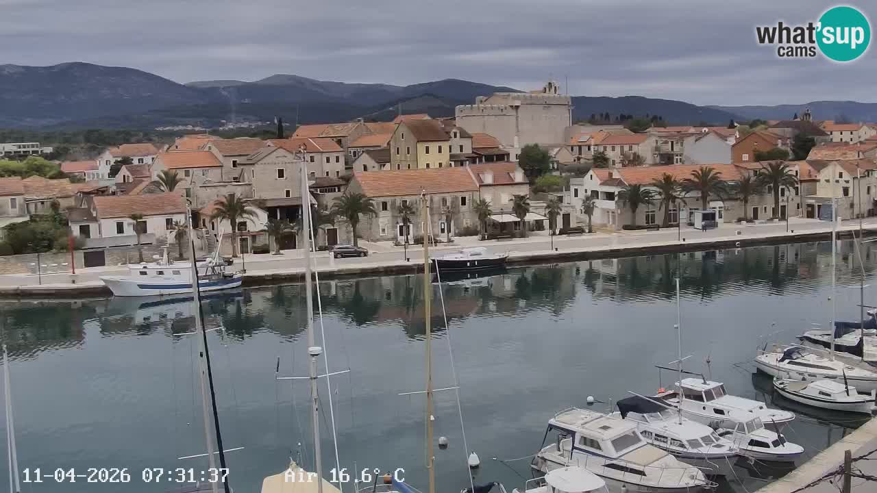 Webcam Vrboska marina | Hvar Insel | Dalmatien