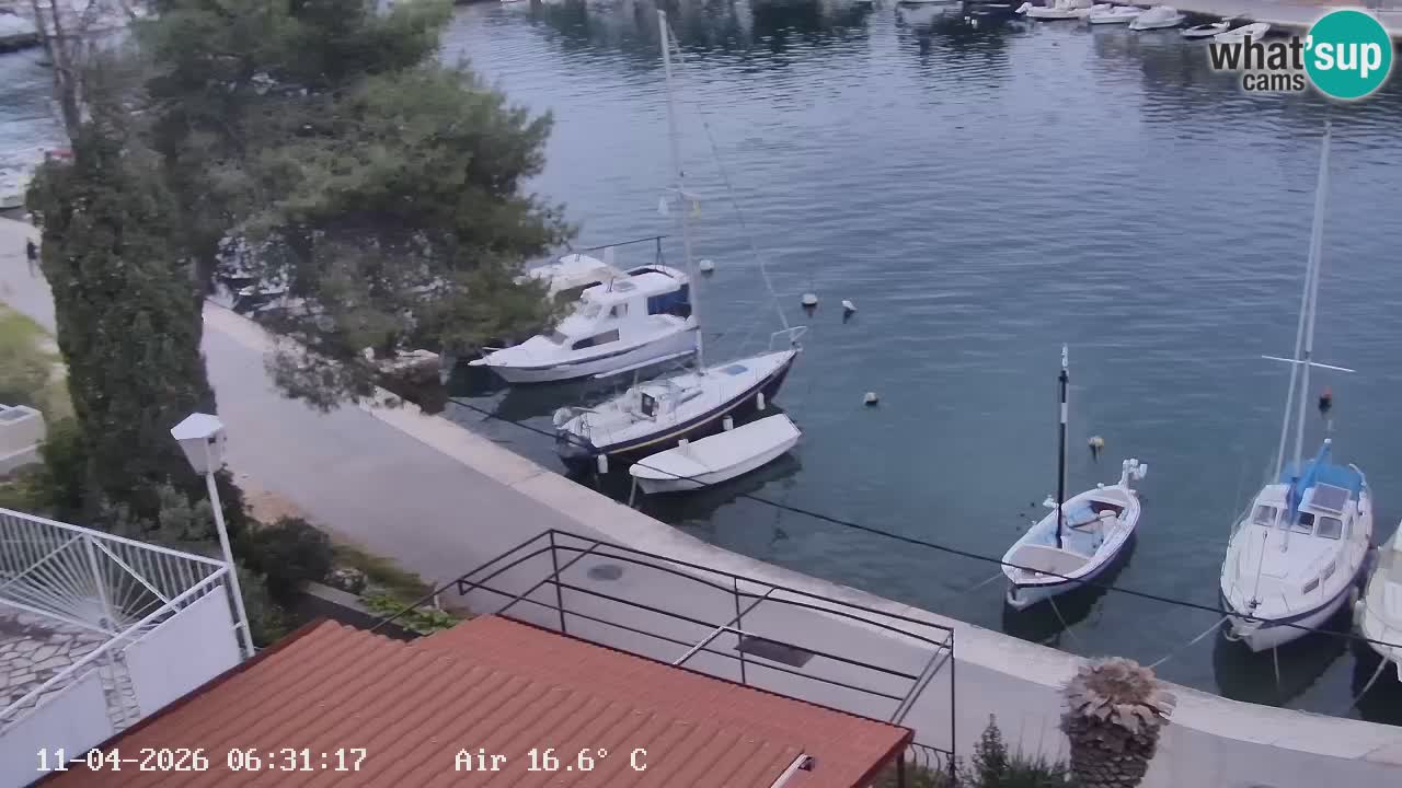 Webcam Vrboska marina | Hvar Insel | Dalmatien