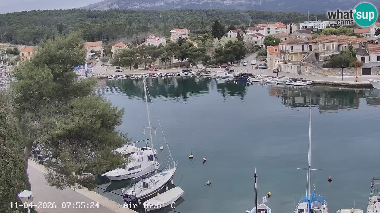 Webcam Hvar Vrboska marina | Dalmazia