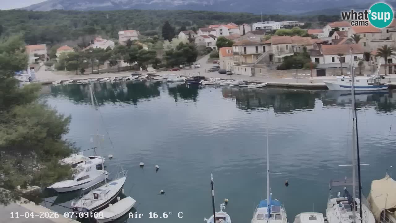 Webcam Hvar Vrboska marina | Dalmazia