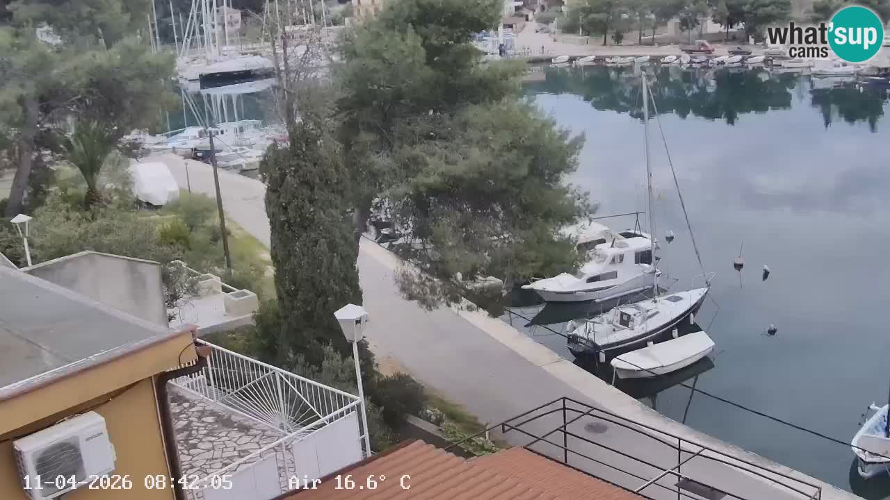 Webcam Hvar Vrboska marina | Dalmazia