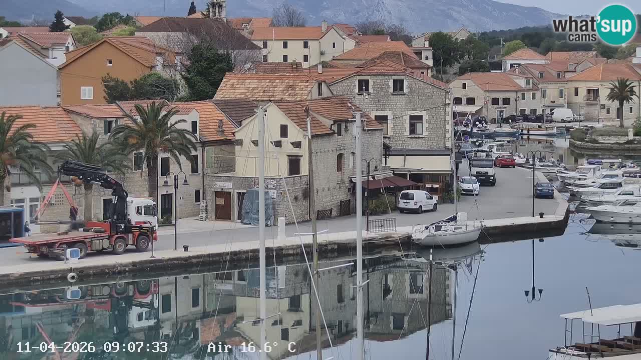 Webcam Hvar Vrboska marina | Dalmazia