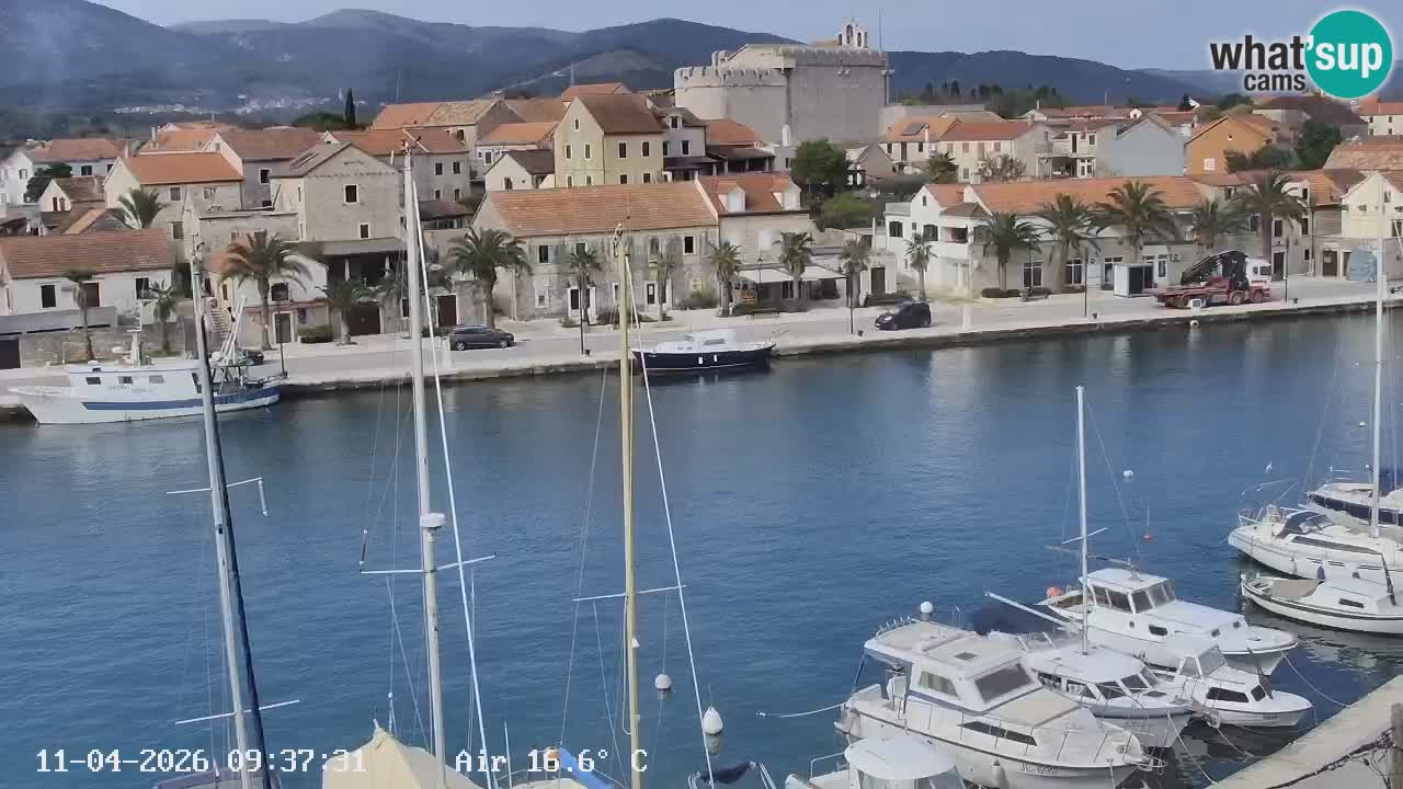 Livecam Vrboska marina | Hvar island | Dalmatia