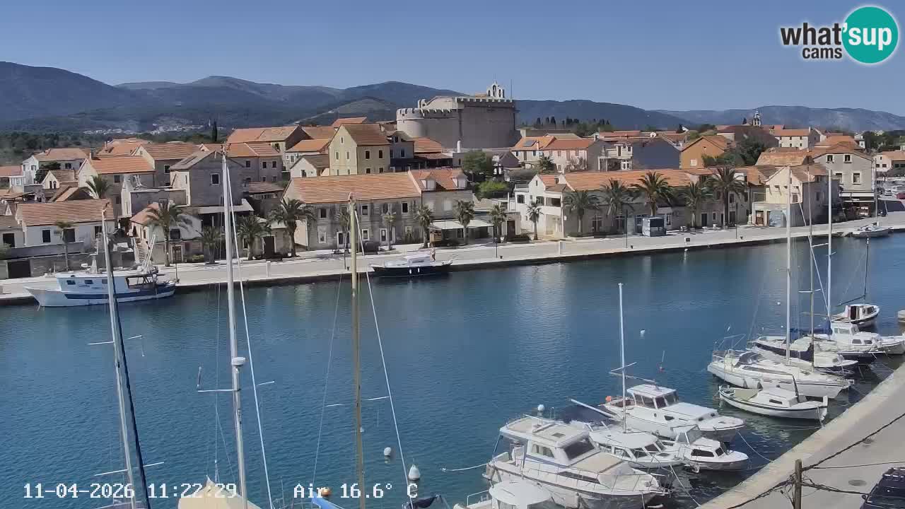 Livecam Hvar Vrboska marina | Île de Hvar | Dalmatia