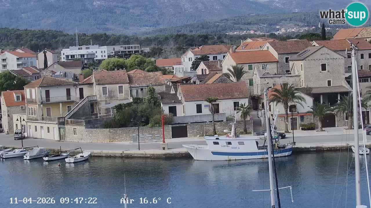 Web kamera Hvar Vrboska marina | otok Hvar | Dalmacija