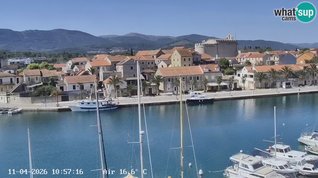 Web kamera Hvar Vrboska marina | otok Hvar | Dalmacija