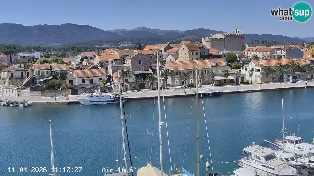 Web kamera Hvar Vrboska marina | otok Hvar | Dalmacija