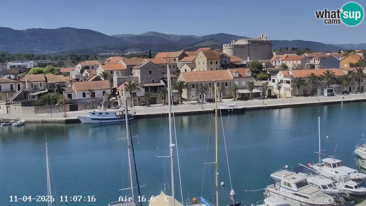 Webcam Hvar Vrboska marina | Dalmazia