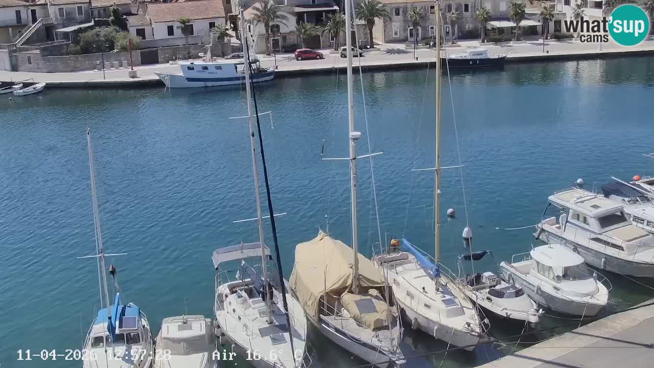Webcam Vrboska marina | Hvar Insel | Dalmatien