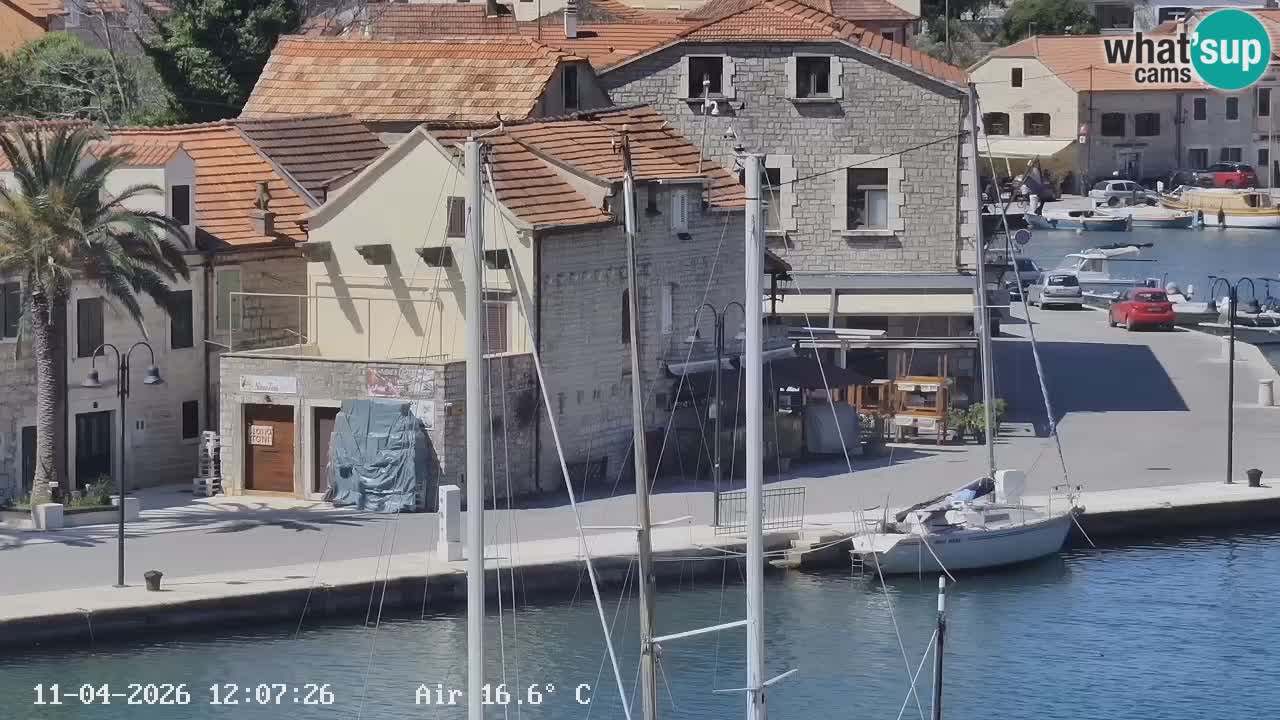 Webcam Vrboska marina | Hvar Insel | Dalmatien
