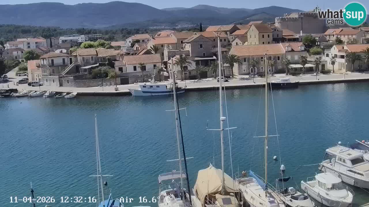 Webcam Hvar Vrboska marina | Dalmazia