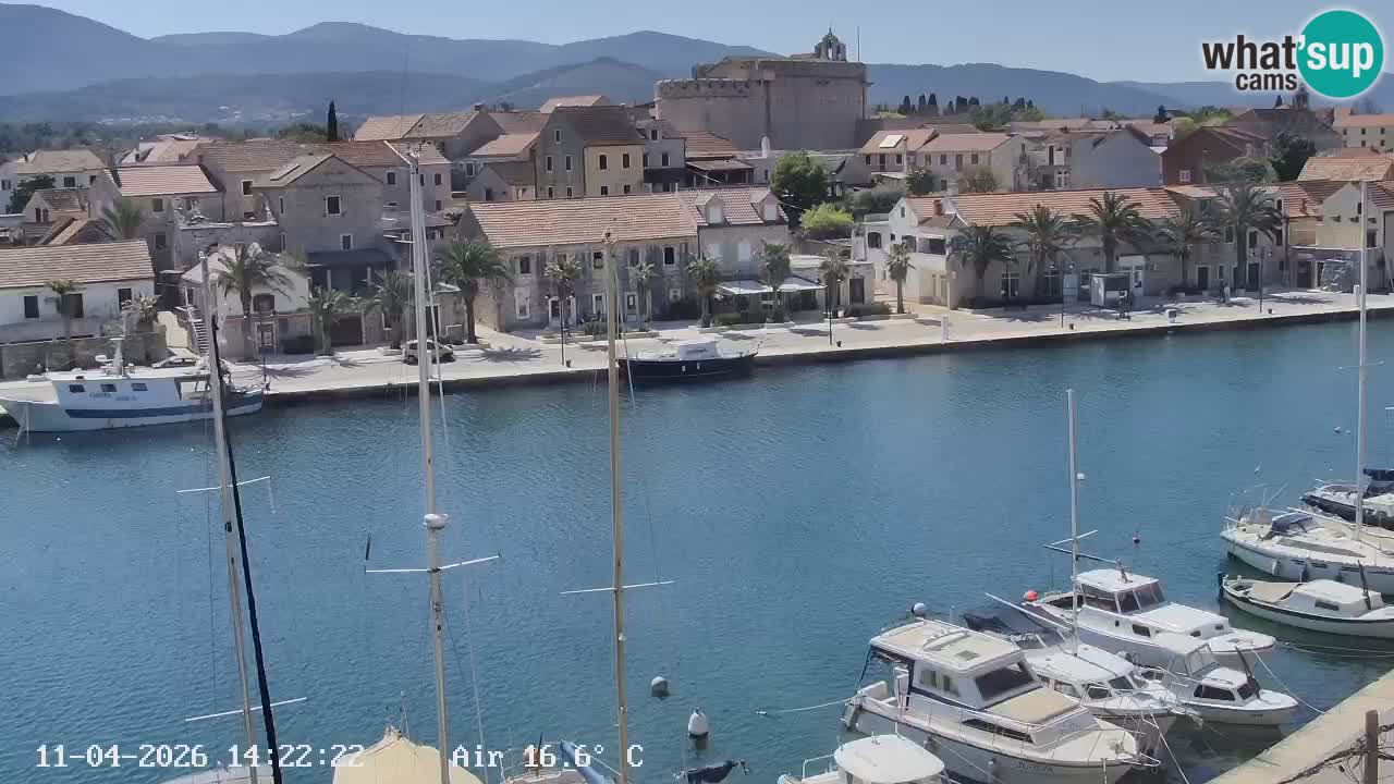 Webcam Hvar Vrboska marina | Dalmazia