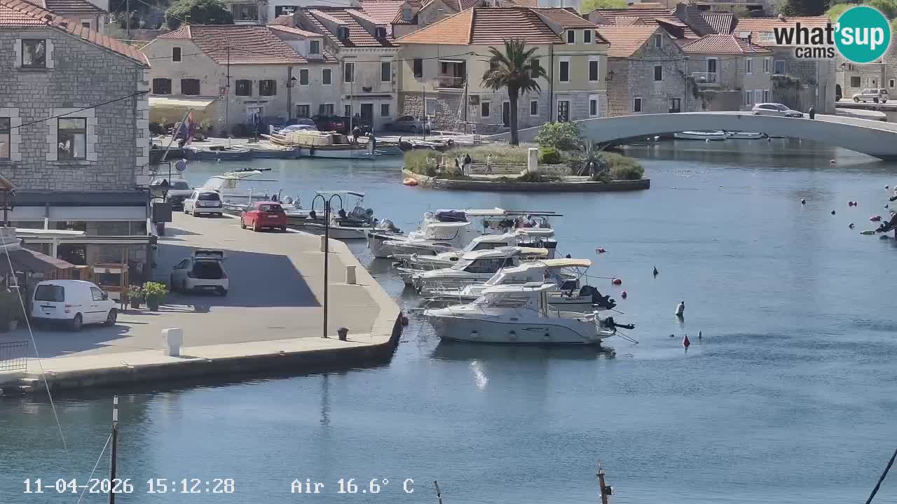 Webcam Vrboska marina | Hvar Insel | Dalmatien
