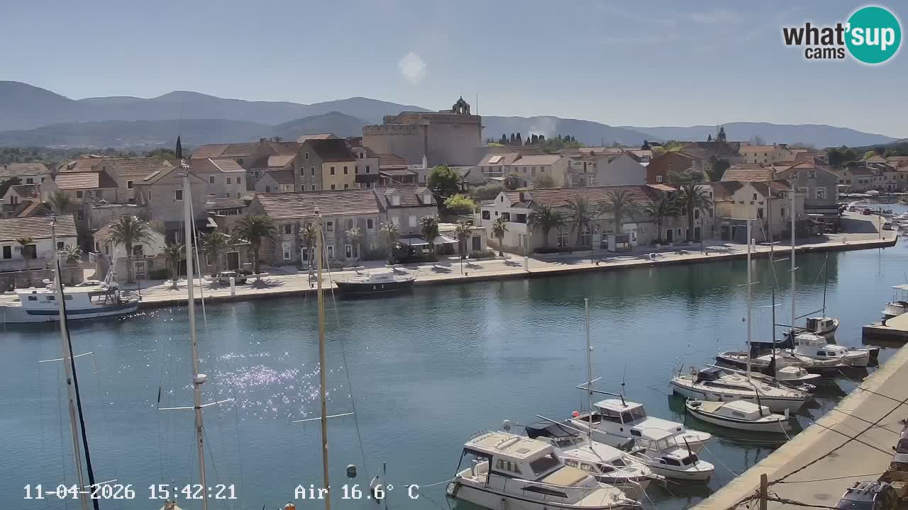 Livecam Hvar Vrboska marina | Île de Hvar | Dalmatia