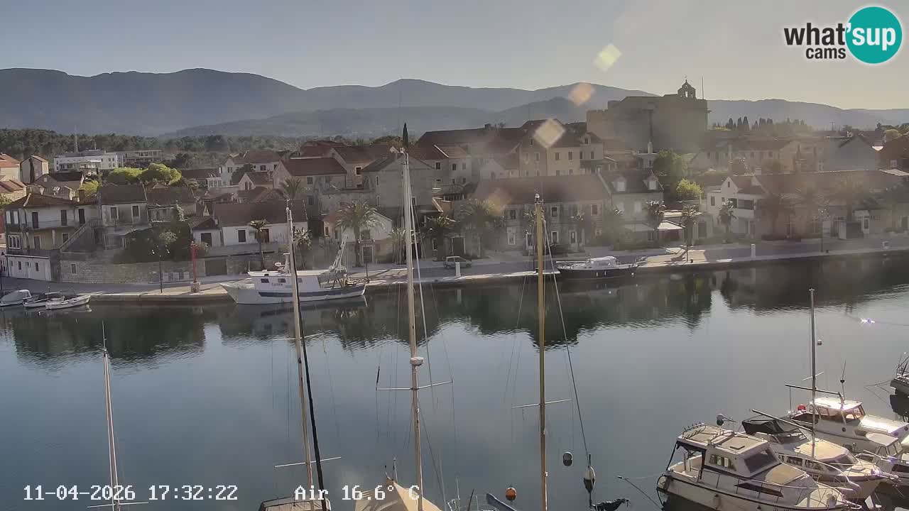 Webcam Hvar Vrboska marina | Dalmazia
