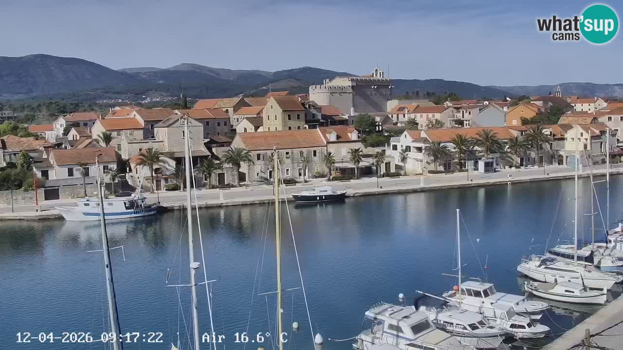 Webcam Hvar Vrboska marina | Dalmazia