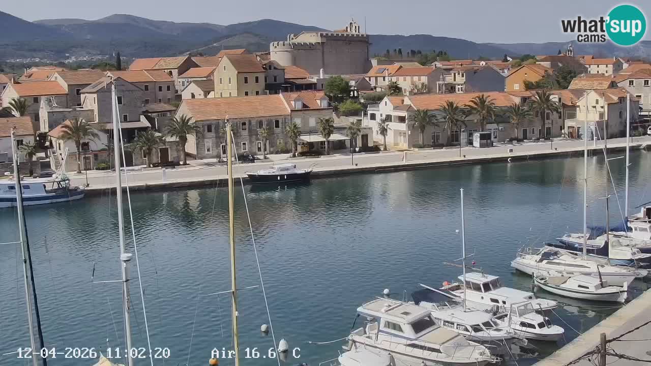 Livecam Hvar Vrboska marina | Île de Hvar | Dalmatia