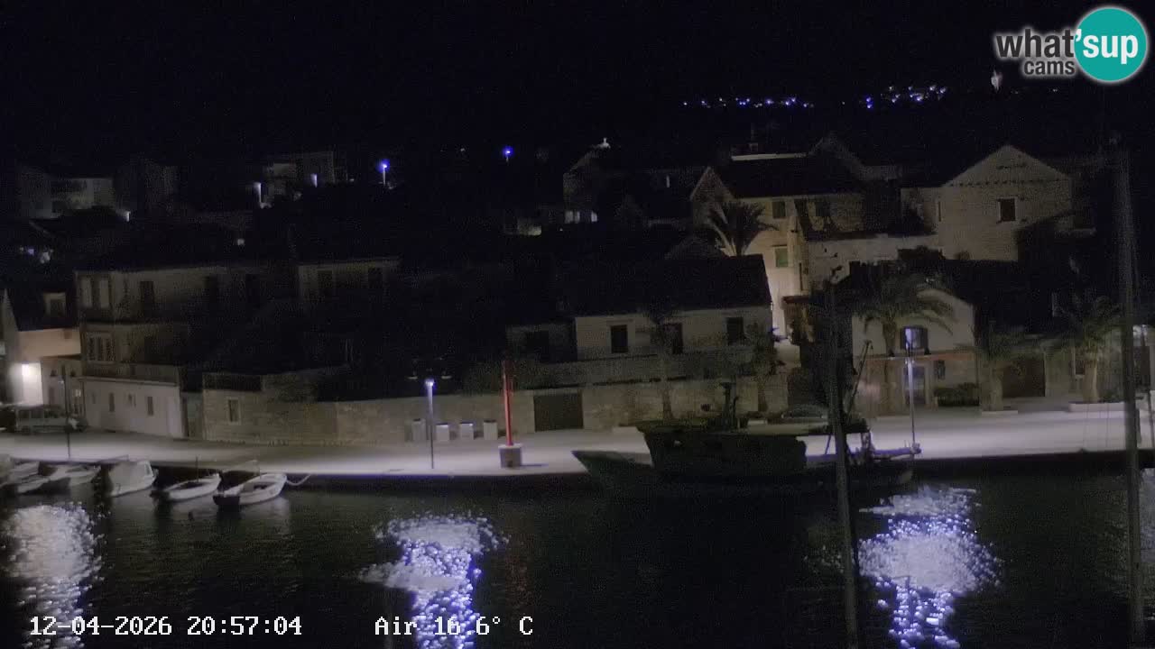 Livecam Hvar Vrboska marina | Île de Hvar | Dalmatia