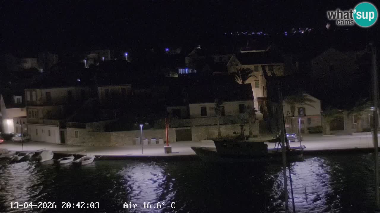 Webcam Vrboska marina | Hvar Insel | Dalmatien