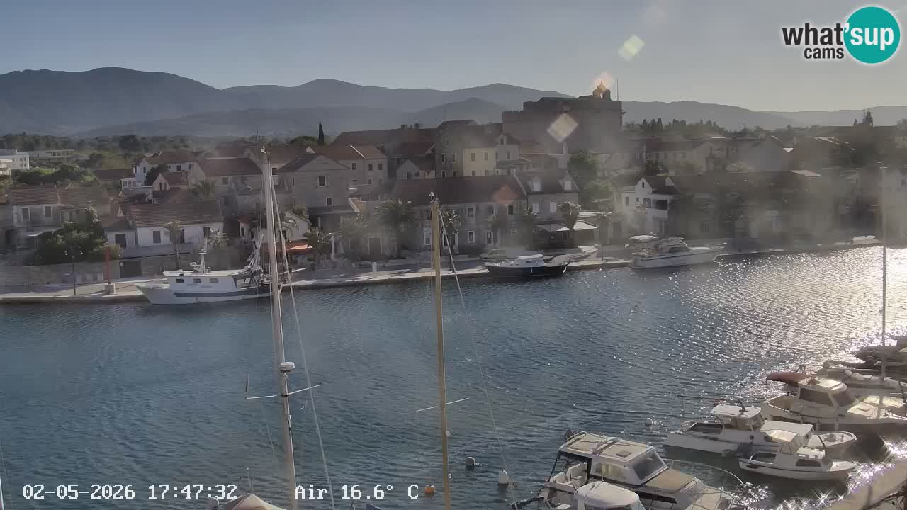 Web kamera Hvar Vrboska marina | otok Hvar | Dalmacija