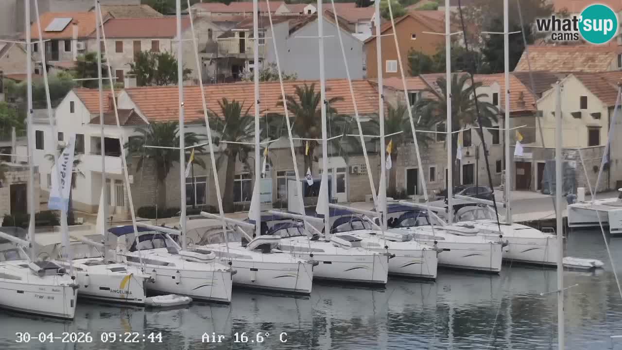 Webcam Vrboska marina | Hvar Insel | Dalmatien