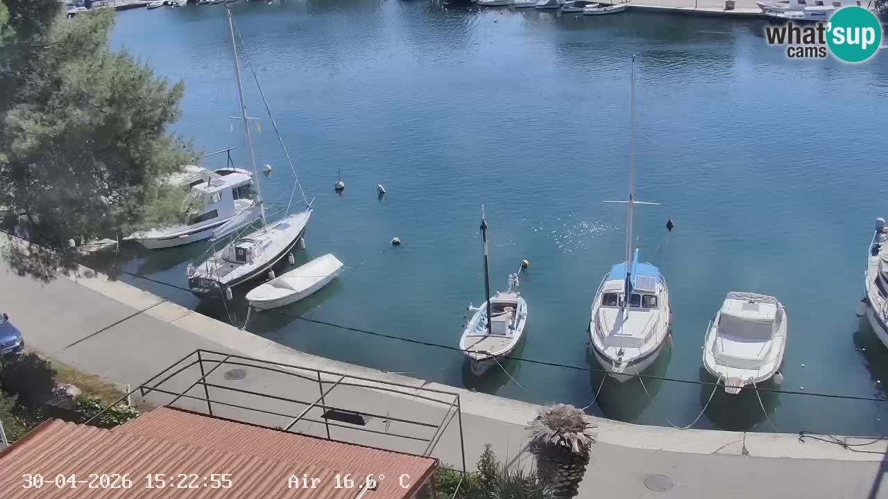 Webcam Vrboska marina | Hvar Insel | Dalmatien