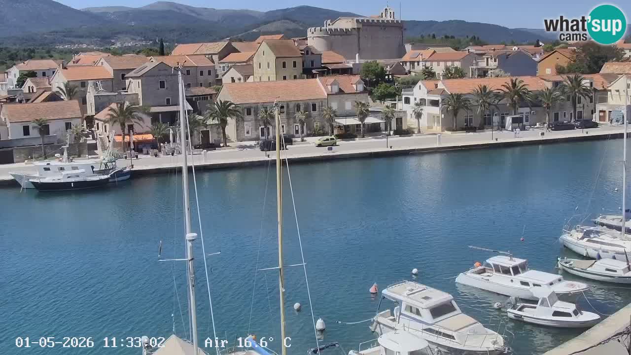 Webcam Hvar Vrboska marina | Dalmazia